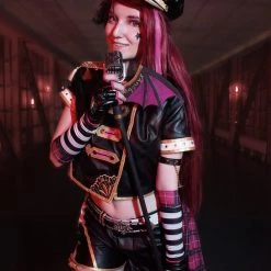 NewCosplay Love Live! Sunshine!! Aqours Sakurauchi Riko Punk Rock Outfit Cosplay Costume