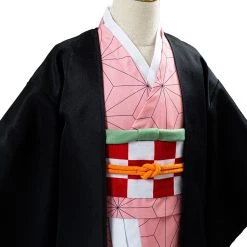 NewCosplay Kids Children Demon Slayer Kimetsu No Yaiba Kamado Nezuko Uniform Outfit Anime Cosplay Costume 21 NewCosplay Kids Children Demon Slayer Kimetsu No Yaiba Kamado Nezuko Uniform Outfit Anime Cosplay Costume