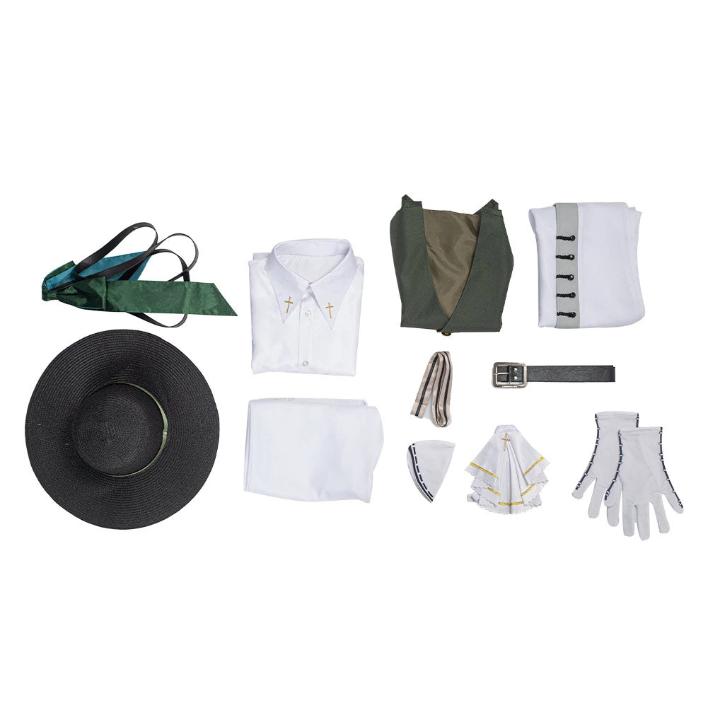 NewCosplay Identity V Embalmer Aesop Carl Shirt Pants Suit Halloween Carnival Outfit Cosplay Costume New Arrivals 13 NewCosplay Identity V Embalmer Aesop Carl Shirt Pants Suit Halloween Carnival Outfit Cosplay Costume New Arrivals