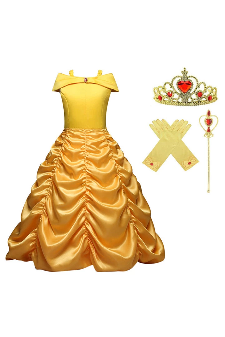 NewCosplay Beauty And The Beast Belle Outfits Halloween Carnival Suit Cosplay Costume For Kids Children New Arrivals 3 NewCosplay Beauty And The Beast Belle Outfits Halloween Carnival Suit Cosplay Costume For Kids Children New Arrivals