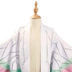 NewCosplay Demon Slayer: Kimetsu No Yaiba Kochou Shinobu Kids Children Kimono Coat Cosplay Costume New Arrivals