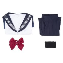 NewCosplay JK High School Uniform Class Uniform Students Clothing Summer Navy Sailor Suit Cosplay Top Skirt Outfit