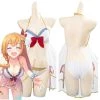 NewCosplay New Arrivals Game Princess Connect! Re:Dive Pecorine Eustiana Von Astraea Swimsuit Summer Sexy Swimwear Cosplay Costume 2 NewCosplay New Arrivals Game Princess Connect! Re:Dive Pecorine Eustiana Von Astraea Swimsuit Summer Sexy Swimwear Cosplay Costume