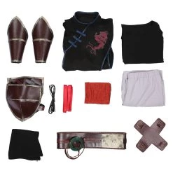 NewCosplay Movie Mortal Kombat 2021 Kung Lao Outfits Halloween Carnival Suit Cosplay Costume New Arrivals