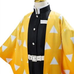 NewCosplay Demon Slayer: Kimetsu No Yaiba Agatsuma Zenitsu Cosplay Costume For Kids Children 19 NewCosplay Demon Slayer: Kimetsu No Yaiba Agatsuma Zenitsu Cosplay Costume For Kids Children