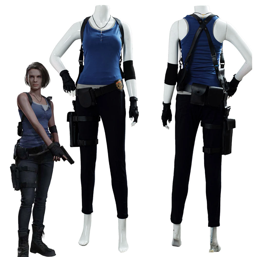 NewCosplay Resident Evil 3: Remake Jill Valentine Halloween Carnival Suit Cosplay Costume 3 NewCosplay Resident Evil 3: Remake Jill Valentine Halloween Carnival Suit Cosplay Costume