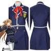 NewCosplay New Arrivals Sword Art Online SAO Yuuki Asuna Uniform Skirt Outfits Halloween Carnival Suit Cosplay Costume