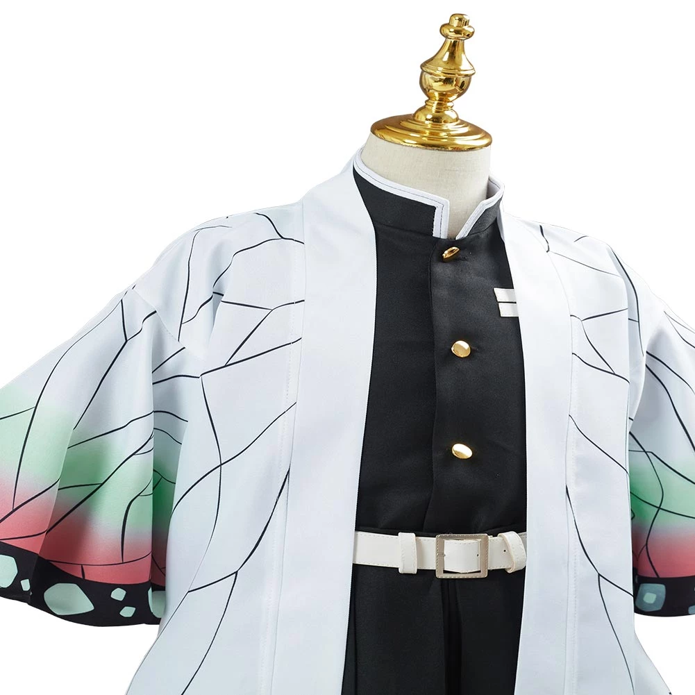 NewCosplay Demon Slayer Kochou Shinobu Uniform Outfit Halloween Carnival Suit Cosplay Costume For Kids Children 10 NewCosplay Demon Slayer Kochou Shinobu Uniform Outfit Halloween Carnival Suit Cosplay Costume For Kids Children