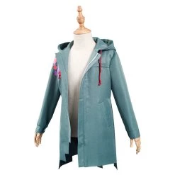 NewCosplay New Arrivals Danganronpa Nagito Komaeda Kids Children Army Green Jacket Coat Cosplay Costume