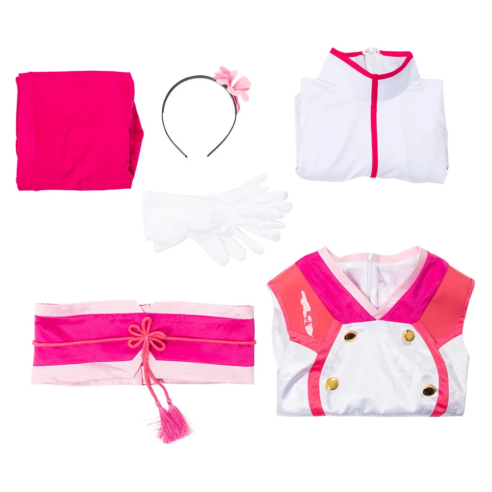 NewCosplay New Arrivals Sakura Wars Shin Sakura Taisen Sakura Amamiya Battle Uniform Set Cosplay Costume 13 NewCosplay New Arrivals Sakura Wars Shin Sakura Taisen Sakura Amamiya Battle Uniform Set Cosplay Costume