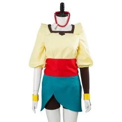 NewCosplay Game Indivisible Ajina Uniform Outfits Halloween Carnival Costume Cosplay Costume New Arrivals