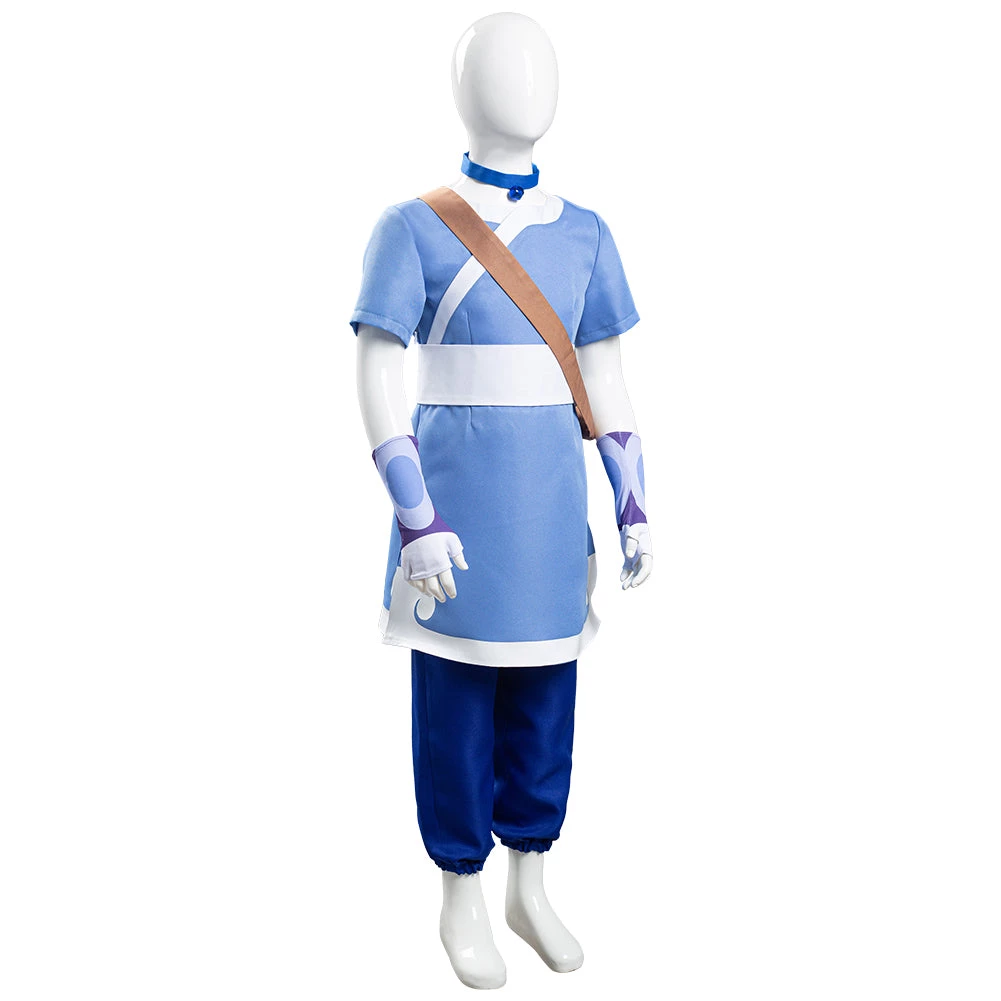 NewCosplay New Arrivals Avatar: The Last Airbender Katara Kids Children Halloween Carnival Suit Cosplay Costume 7 NewCosplay New Arrivals Avatar: The Last Airbender Katara Kids Children Halloween Carnival Suit Cosplay Costume