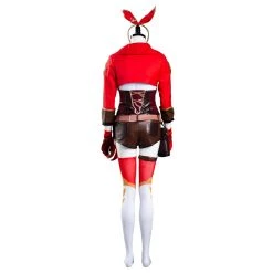 NewCosplay New Arrivals Genshin Impact Amber Jumpsuit Outfits Halloween Carnival Suit Cosplay Costume