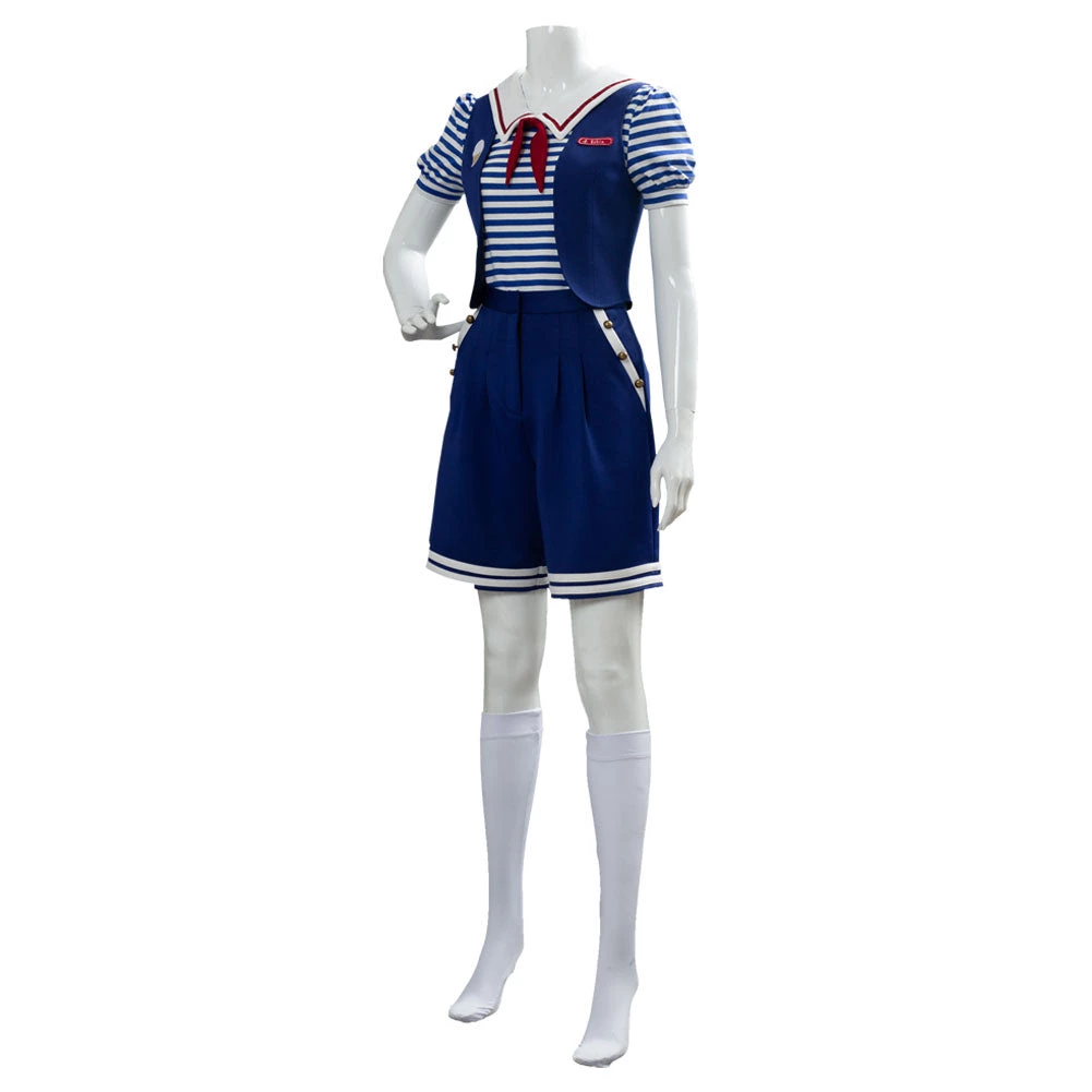NewCosplay Stranger Things 3 Scoops Ahoy Robin Cosplay Costume Adult 6 NewCosplay Stranger Things 3 Scoops Ahoy Robin Cosplay Costume Adult