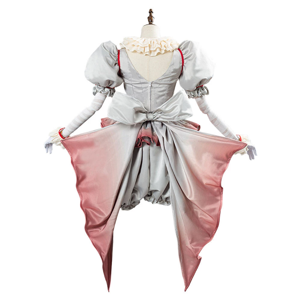 NewCosplay It Pennywise Horror Pennywise The Clown Costume For Women Girls Cosplay Costume New Arrivals 6 NewCosplay It Pennywise Horror Pennywise The Clown Costume For Women Girls Cosplay Costume New Arrivals