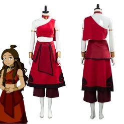 NewCosplay Avatar: The Last Airbender Katara Women Dress Comic Con Cosplay Costume