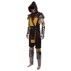 NewCosplay New Arrivals Mortal Kombat 11 Scorpion Outfit Halloween Carnival Suit Cosplay Costume