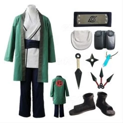 NewCosplay Naruto Tsunade Whole Set Cosplay Costume