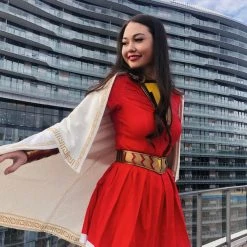 CosplaySky Movie Shazam! Shazam Family Mary Marvel Batson Cosplay Costume