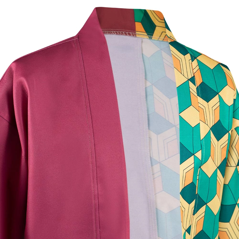 NewCosplay Demon Slayer Tomioka Giyuu Coat With Earrings Belt Cosplay Costume 12 NewCosplay Demon Slayer Tomioka Giyuu Coat With Earrings Belt Cosplay Costume