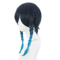 NewCosplay Game Genshin Impact Venti Heat Resistant Synthetic Hair Carnival Halloween Party Props Cosplay Wig