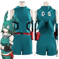 NewCosplay My Hero Academia Midoriya Izuku Top Shorts Outfits Halloween Carnival Suit Cosplay Costume