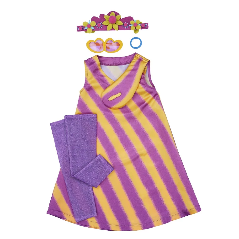 NewCosplay Trolls 2:World Tour-Poppy Kids Children Dress Outfit Halloween Carnival Costume Cosplay Costume 10 NewCosplay Trolls 2:World Tour-Poppy Kids Children Dress Outfit Halloween Carnival Costume Cosplay Costume