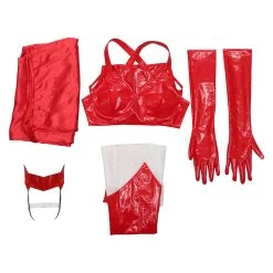 NewCosplay New Arrivals WandaVision2020- Sexy Scarlet Witch Wanda Maximoff Women Outfit Halloween Carnival Costume Cosplay Costume