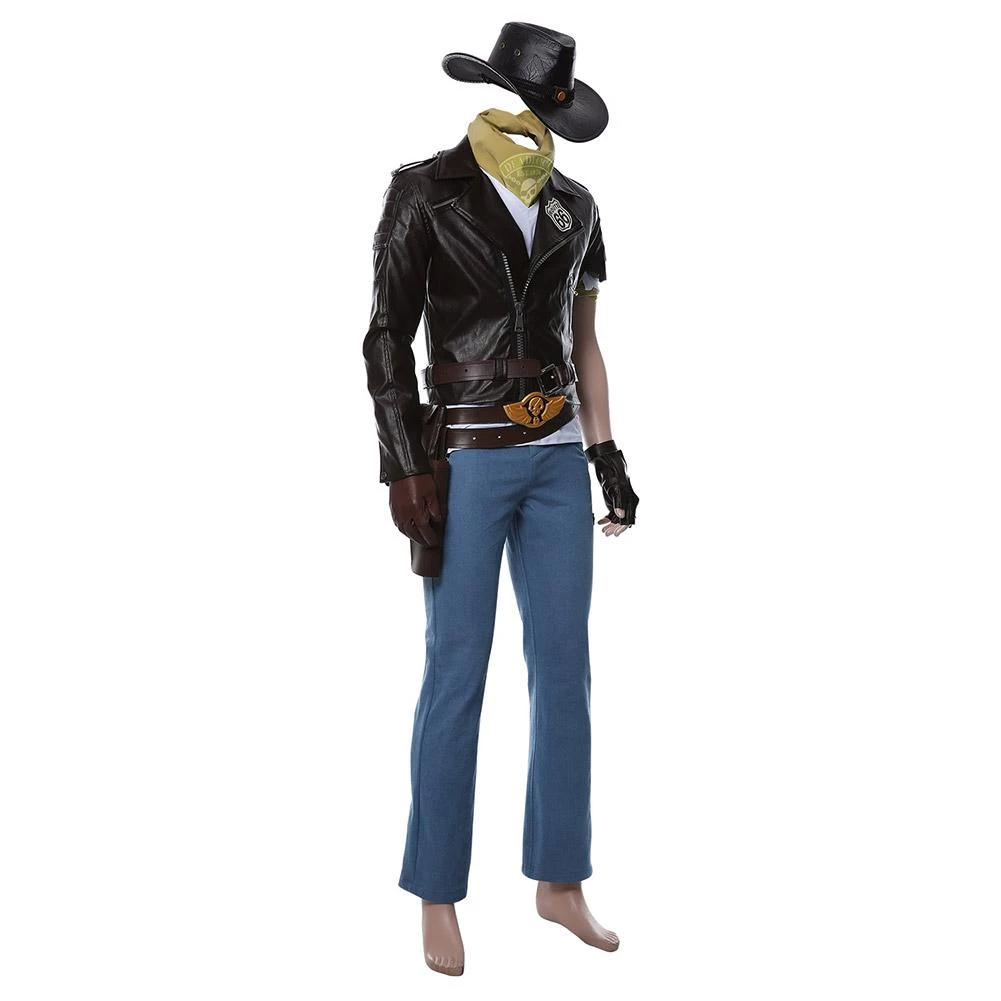 NewCosplay Overwatch Jesse Mccree Mens Costume Halloween 2021 Cosplay Costume New Arrivals 7 NewCosplay Overwatch Jesse Mccree Mens Costume Halloween 2021 Cosplay Costume New Arrivals