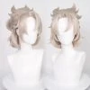 NewCosplay New Arrivals Genshin Impact Albedo Heat Resistant Synthetic Hair Carnival Halloween Party Props Cosplay Wig