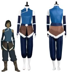 NewCosplay The Legend Of Korra Season 4 Korra Outfits Halloween Carnival Suit Cosplay Costume