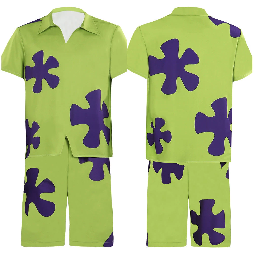 NewCosplay The Patrick Star Show Shirt Shorts Casual Summer Beach Short Pants Set Halloween Carnival Suit Cosplay Costume 3 NewCosplay The Patrick Star Show Shirt Shorts Casual Summer Beach Short Pants Set Halloween Carnival Suit Cosplay Costume