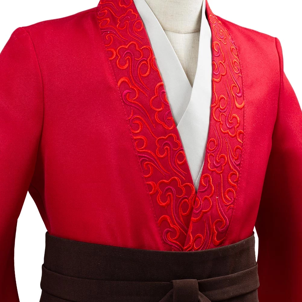 NewCosplay New Arrivals Movie Mulan 2020 Princess Hua Mulan Red Fancy Dress Chinese Han Fu Kids/Children Halloween Carnival Outfit Cosplay Costume 10 NewCosplay New Arrivals Movie Mulan 2020 Princess Hua Mulan Red Fancy Dress Chinese Han Fu Kids/Children Halloween Carnival Outfit Cosplay Costume