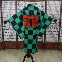 NewCosplay Demon Slayer Kamado Tanjirou Women Kimono Outfits Halloween Carnival Costume Cosplay Costume 10 NewCosplay Demon Slayer Kamado Tanjirou Women Kimono Outfits Halloween Carnival Costume Cosplay Costume