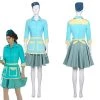 NewCosplay NOS4A2 -TV Series-Jolene Women Shirt Dress Outfit Halloween Carnival Costume Cosplay Costume