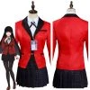 NewCosplay Kakegurui: Compulsive Gambler Jabami Yumeko/Meari Saotome Halloween Christmas Cosplay Costume 1 NewCosplay Kakegurui: Compulsive Gambler Jabami Yumeko/Meari Saotome Halloween Christmas Cosplay Costume