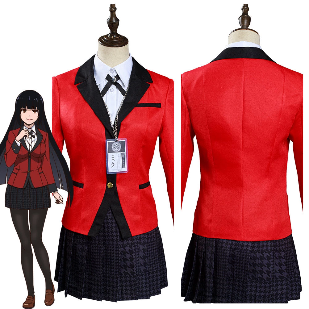 NewCosplay Kakegurui: Compulsive Gambler Jabami Yumeko/Meari Saotome Halloween Christmas Cosplay Costume 3 NewCosplay Kakegurui: Compulsive Gambler Jabami Yumeko/Meari Saotome Halloween Christmas Cosplay Costume
