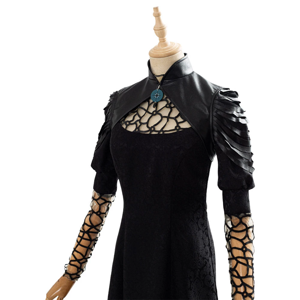 NewCosplay New Arrivals The Witcher Yennefer Party Black Long Dress Cosplay Costume 11 NewCosplay New Arrivals The Witcher Yennefer Party Black Long Dress Cosplay Costume
