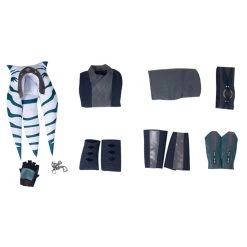 NewCosplay Star Wars Ahsoka Tano Kids Children Outfits Halloween Carnival Suit Cosplay Costume New Arrivals