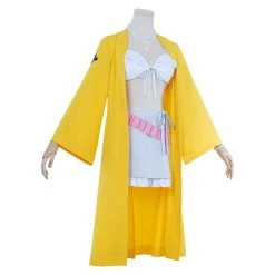 NewCosplay Danganronpa V3: Killing Harmony-Yonaga Angie Coat Belt Outfits Halloween Carnival Suit Cosplay Costume
