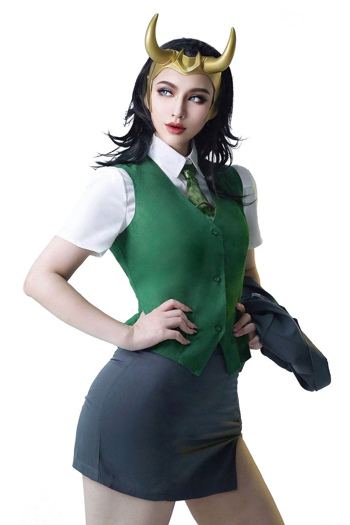 New Cosplaysky New Arrivals Loki 2021 Female Loki Outfit Halloween Original Designers Cosplay Costume 8 New Cosplaysky New Arrivals Loki 2021 Female Loki Outfit Halloween Original Designers Cosplay Costume