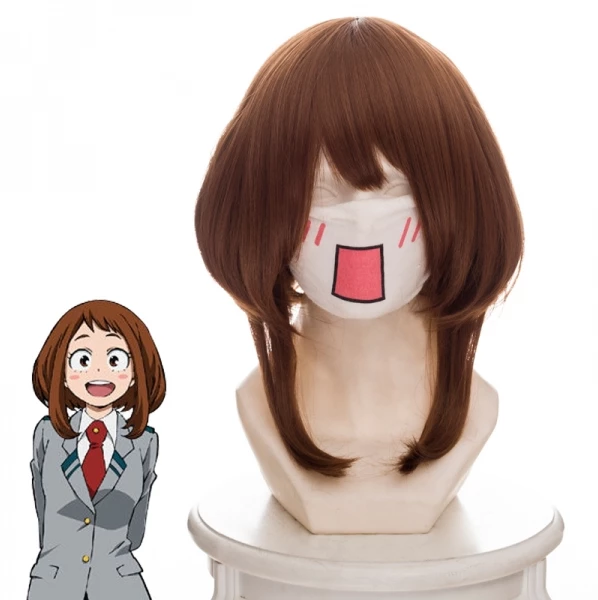 NewCosplay Boku No Hero Academia My Hero Academia OCHACO URARAKA Cosplay Wig 3 NewCosplay Boku No Hero Academia My Hero Academia OCHACO URARAKA Cosplay Wig