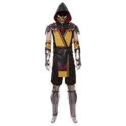 NewCosplay New Arrivals Mortal Kombat 11 Scorpion Outfit Halloween Carnival Suit Cosplay Costume