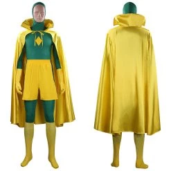 NewCosplay WandaVision Vision Cosplay Costume Outfits Halloween Carnival Suit New Arrivals
