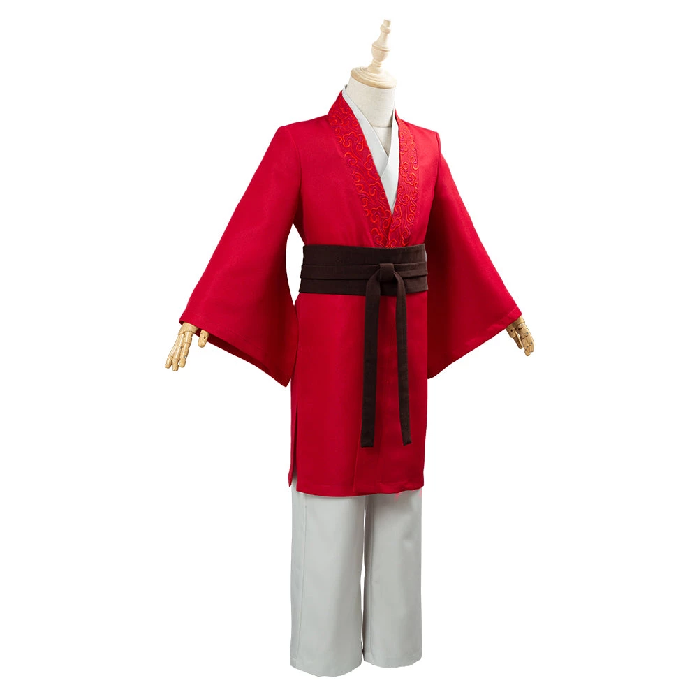 NewCosplay New Arrivals Movie Mulan 2020 Princess Hua Mulan Red Fancy Dress Chinese Han Fu Kids/Children Halloween Carnival Outfit Cosplay Costume 7 NewCosplay New Arrivals Movie Mulan 2020 Princess Hua Mulan Red Fancy Dress Chinese Han Fu Kids/Children Halloween Carnival Outfit Cosplay Costume