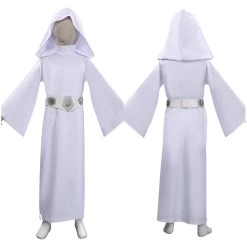 NewCosplay Star Wars Leia Princess Kids Children Halloween Carnival Suit Cosplay Costume