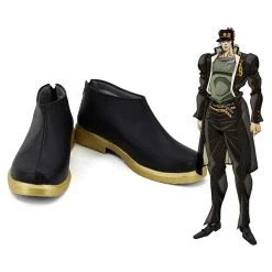 NewCosplay JoJo‘s Bizarre Adventure Kujo Jotaro Boots Halloween Costumes Accessory Cosplay Shoes