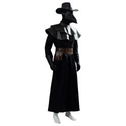 NewCosplay Plague Doctor Steampunk Bird Mask Cape Holloween Costume Cosplay Costume