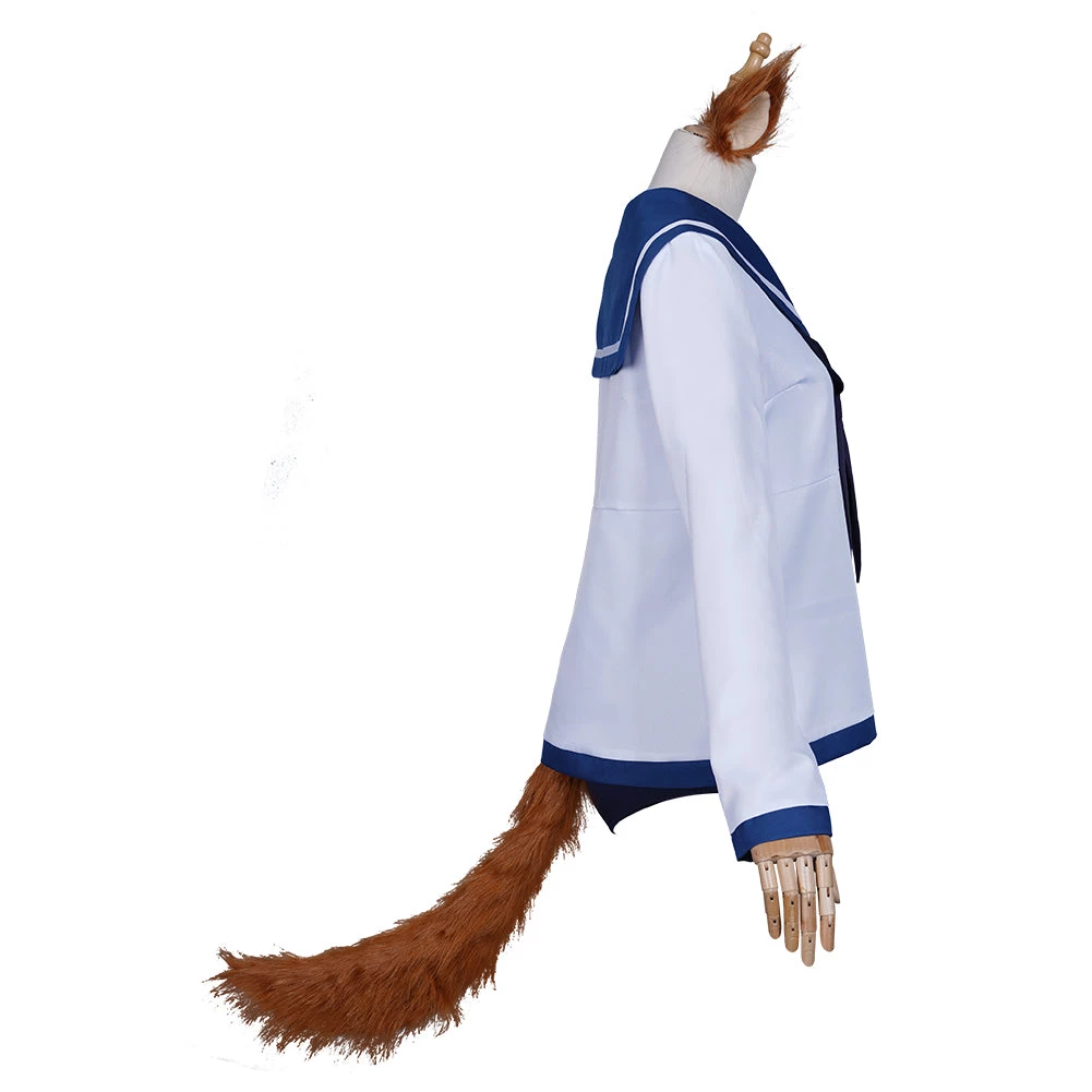 NewCosplay New Arrivals Strike Witches Miyafuji Yoshika Sailor Suit Dress Swimwear Outfits Halloween Carnival Suit Cosplay Costume 9 NewCosplay New Arrivals Strike Witches Miyafuji Yoshika Sailor Suit Dress Swimwear Outfits Halloween Carnival Suit Cosplay Costume