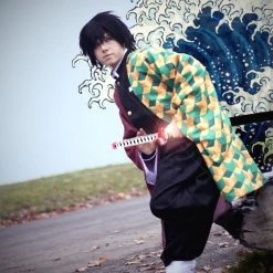 CosplaySky New Arrivals Demon Slayer: Kimetsu No Yaiba Tomioka Giyuu Cosplay Costume